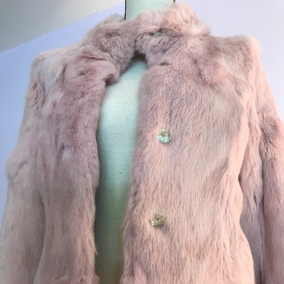 John Carlisle Jackets & Blazers - John Carlisle Pink Fur Jacket, Size Medium